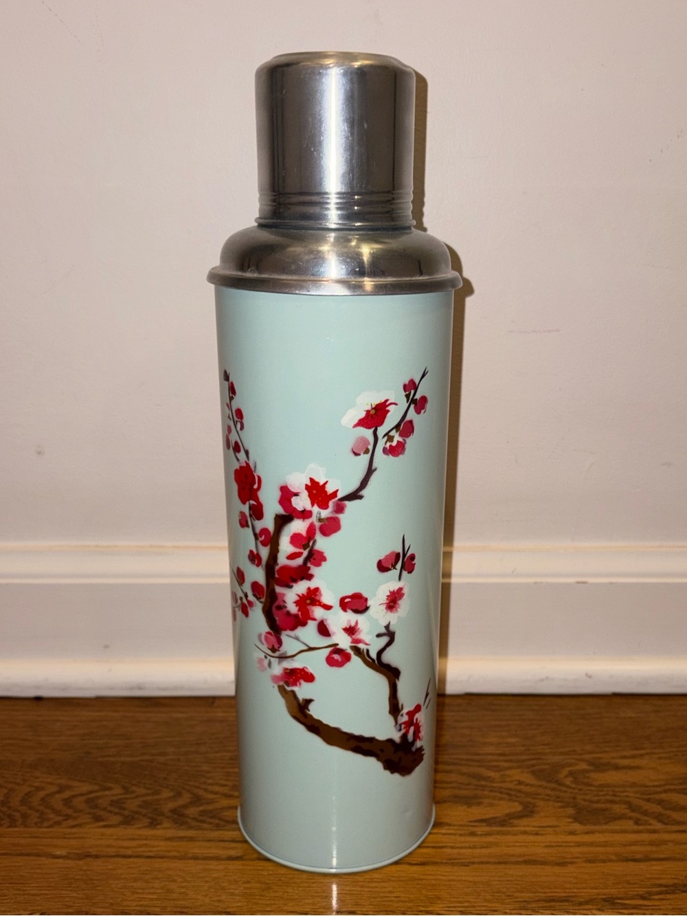 Cherry Blossom Thermos Vintage Retro early 2000s